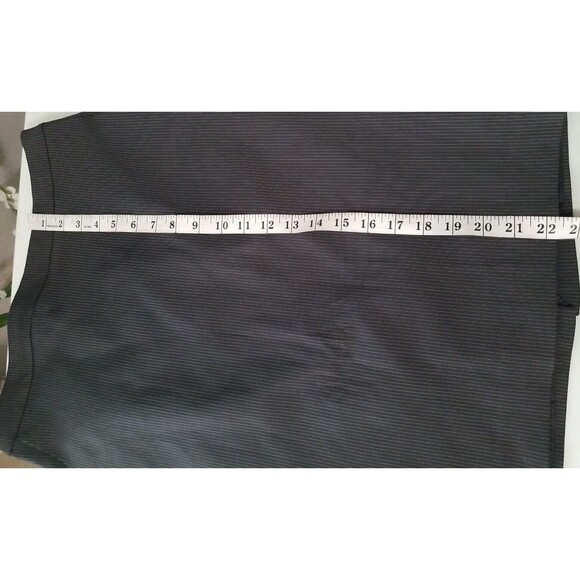 MNG Mango Skirt Size 8 Black White Pinstripe Pencil Straight Career New - Picture 8 of 11